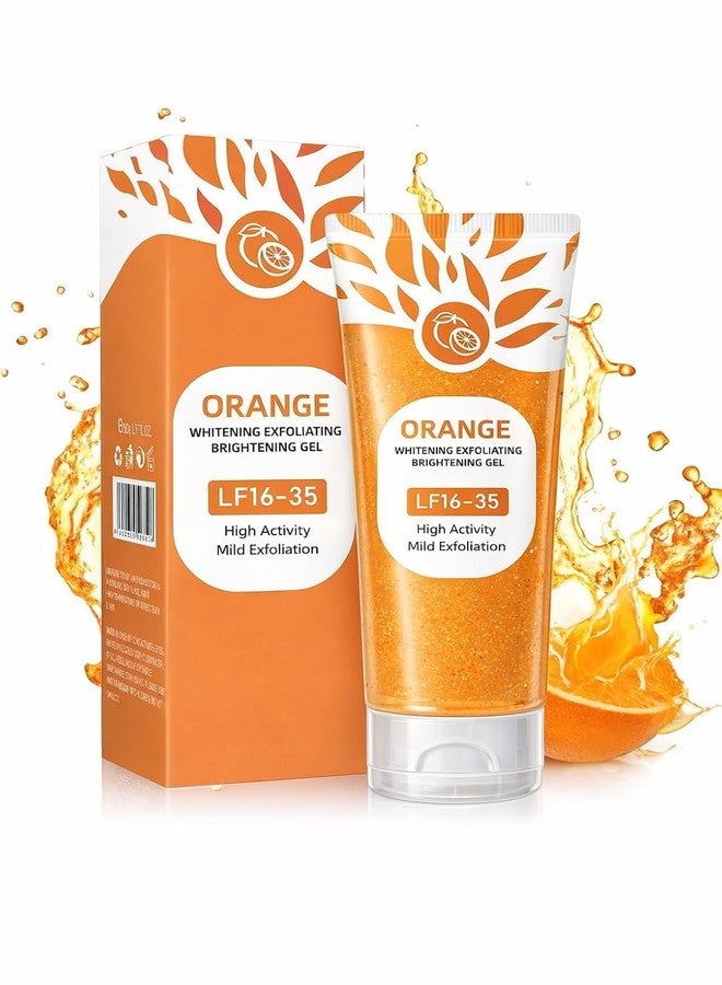 AMIRATE Orange Enzymes Exfoliating Gel for Face & Body | Deep Cleansing Moisturizing Facial Exfoliator | Dead Skin Remover | Brightening & Pore Cleansing Scrub for All Skin Types - Image 1
