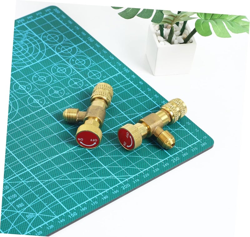 VOSAREA 2pcs Air Conditioner Filling Valve Safety Valve Replacement Tool for Construction User-friendly Installation Accurate Control during Charging - Image 5