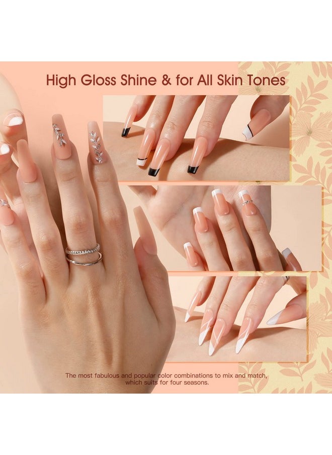Rosalind False Nail Extension Gel 60Ml Rouge Neutral Color Ballerina Square Oval Acrylic 1 Piece 2 Fl Oz  - Image 2