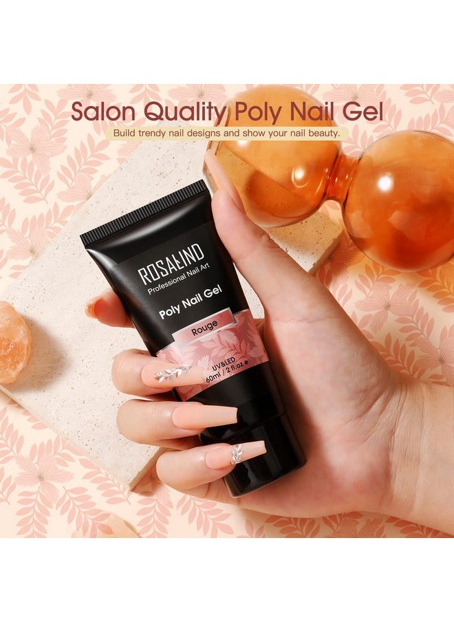 Rosalind False Nail Extension Gel 60Ml Rouge Neutral Color Ballerina Square Oval Acrylic 1 Piece 2 Fl Oz  - Image 3