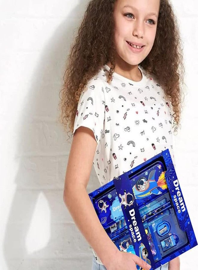 BELLABOTA Micky Mouse Stationary Kit with 1 Pencil Box Case 2 Pencils 6 Crayon Colors 2 Space Gel Pen 1 Ruler Scale Eraser Sharpener Kit for Kids (Character As Per Available) - Image 5