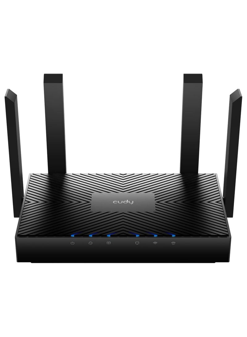 cudy AX3000 Dual Band Wi-Fi 6 Router 802.11ax 160MHz MU-MIMO OFDMA WireGuard OpenVPN WPA3 WR3000 - Image 2