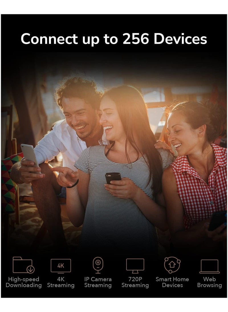 cudy AX3000 Dual Band Wi-Fi 6 Router 802.11ax 160MHz MU-MIMO OFDMA WireGuard OpenVPN WPA3 WR3000 - Image 3