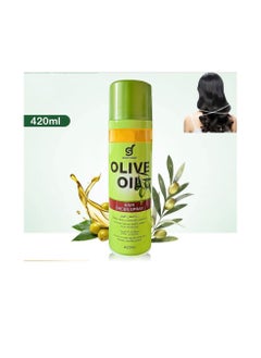 GOLD STAMP Olive Oil Hair Sheen Spray 420 ML  - Image 1