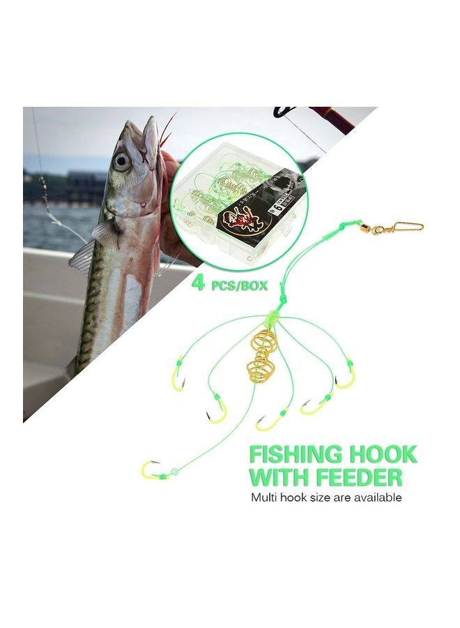 NIBEMINENT 4-Piece Fishing Lure Bait With Hooks And Box Set - Image 2