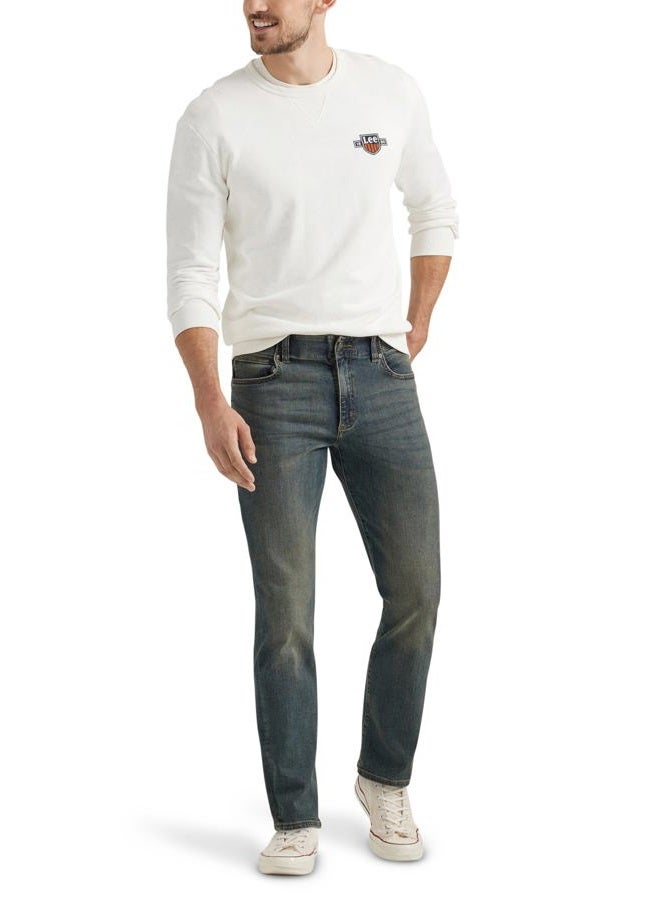 LEE Men's Extreme Motion Straight Fit Tapered Leg Jean, Maverick, 36W / 30L - Image 2