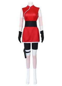 Naruto Sakura cos costume Haruno Sakura cosplay suit costume stage performance costume stage dress up costume