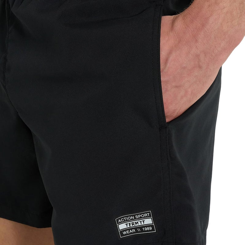 Termit Men's Beach Shorts Black 100% Polyester, Swim 'n' dry Quick-Drying, Durable Fabric for Surfing & Water Sports (UAE/KSA, Alpha, S, M, Regular, Regular, Standard, Black 2 pcs) - Image 4