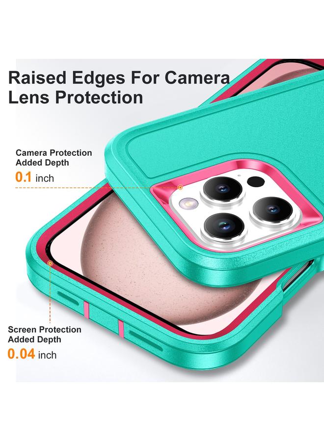 S-TOP Case For iPhone 16 Pro Rugged PC + Silicone Phone Case with Holder - Image 5