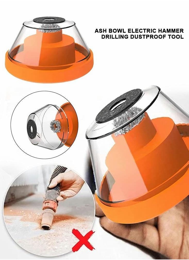 Y&D Electric Drill Dust Cover with Ash Bowl, Collector, Household Punching Protector Tool  - Image 4
