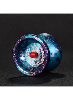 专业悠悠球比赛专用溜溜球雪花合金儿童新手高级yoyo球超长睡眠2a-颜色:皇冠紫蓝点-规格:默认