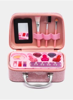 Realistic Kids Pretend Makeup Play Set for Girls with Portable Storage Bag Pink - pzsku/ZF32F9839E939C4295693Z/45/_/1710838208/4346db05-74e4-4af9-a5b3-7162cf0ee507