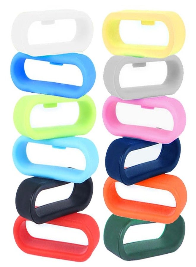 Xininyia 12-Pack Accessories Compatible for Magic Band+ & Band2.0, Multi-Color Anti-slip Silicone Security Holder Loops Comapatible with Disney Magic Bands (12Pack) - Image 1
