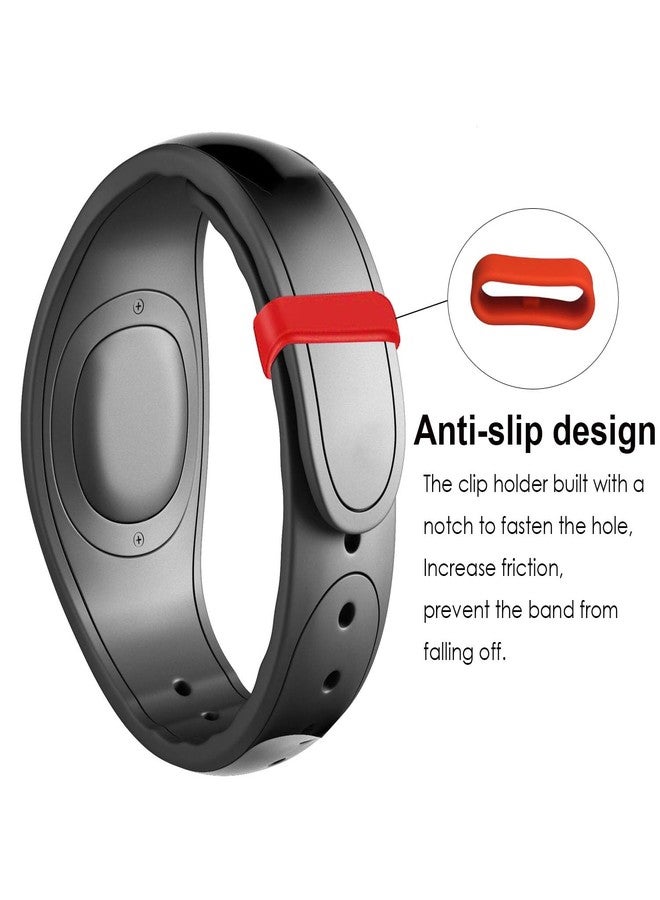 Xininyia 12-Pack Accessories Compatible for Magic Band+ & Band2.0, Multi-Color Anti-slip Silicone Security Holder Loops Comapatible with Disney Magic Bands (12Pack) - Image 2