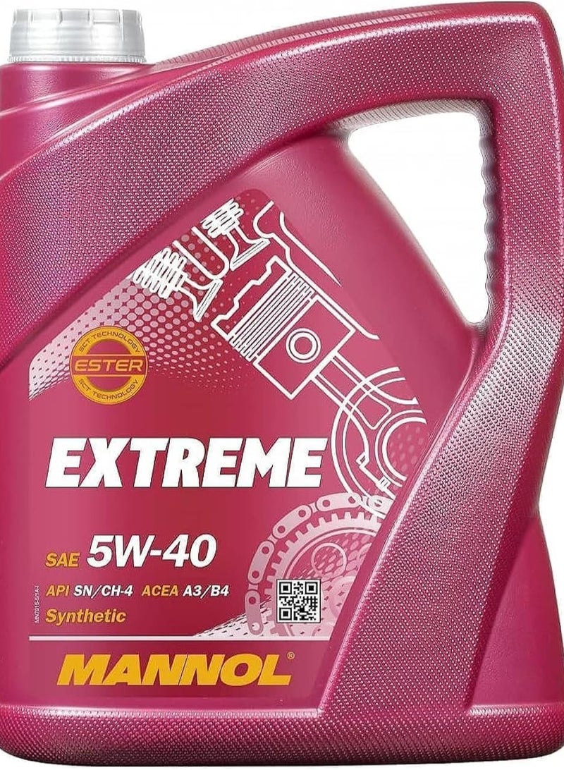 Mannol Germany Synthetic Engine Oil with Esters (7915 EXTREME 5W-40 4 LTR)