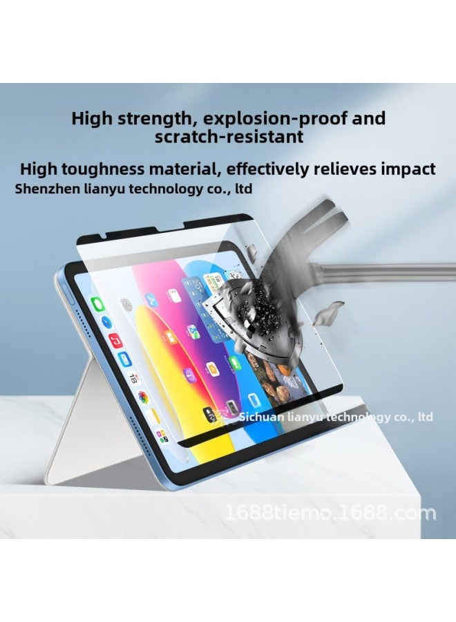 2024 IPad Air6 13 Inch Magnetic Suction Detachable Painting Writing Film M4 Nano Suction Cup Paper Film Applicable-Color:Nami Adsorption Type  (with Bottom Plate For Easy Storage) Can Be Reused-Size:Ipad Pro12.9 (2018-2022) Full Screen Version  - Image 4