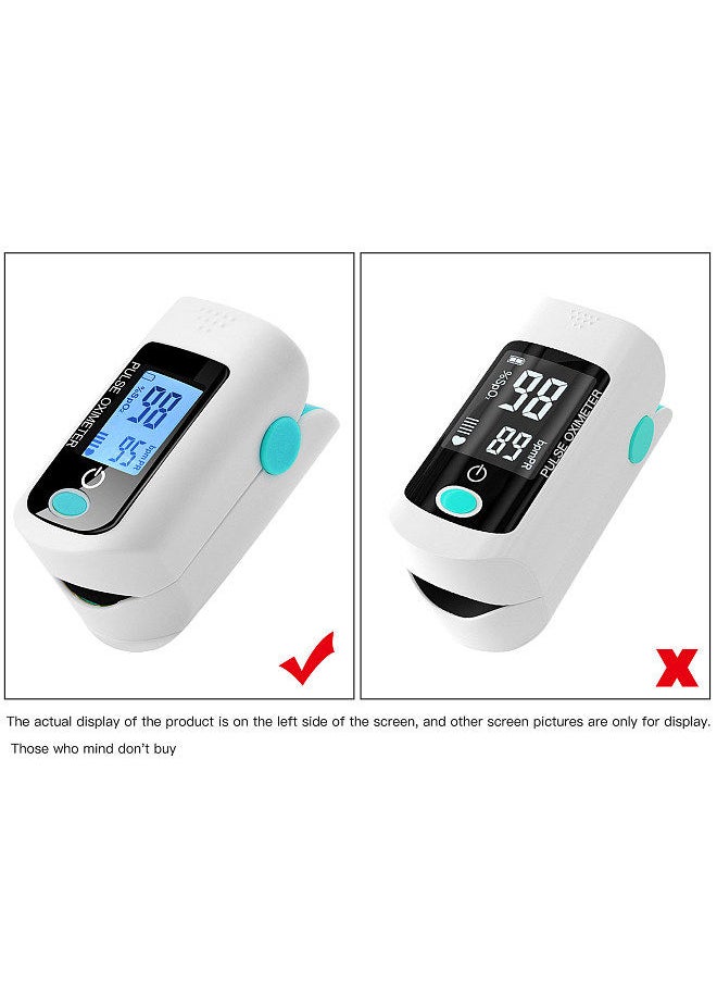 Generic - Fingertip Pulse Oximeter Blood Oxygen Saturation  SpO2  & PR Monitor 8S Quick Measure,Pulse Rate Measurement Meter for Home Sports Travel - Image 1