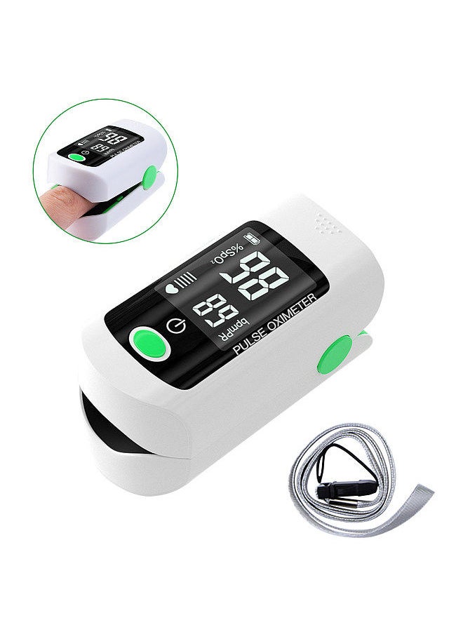 Generic - Fingertip Pulse Oximeter Blood Oxygen Saturation  SpO2  & PR Monitor 8S Quick Measure,Pulse Rate Measurement Meter for Home Sports Travel - Image 1