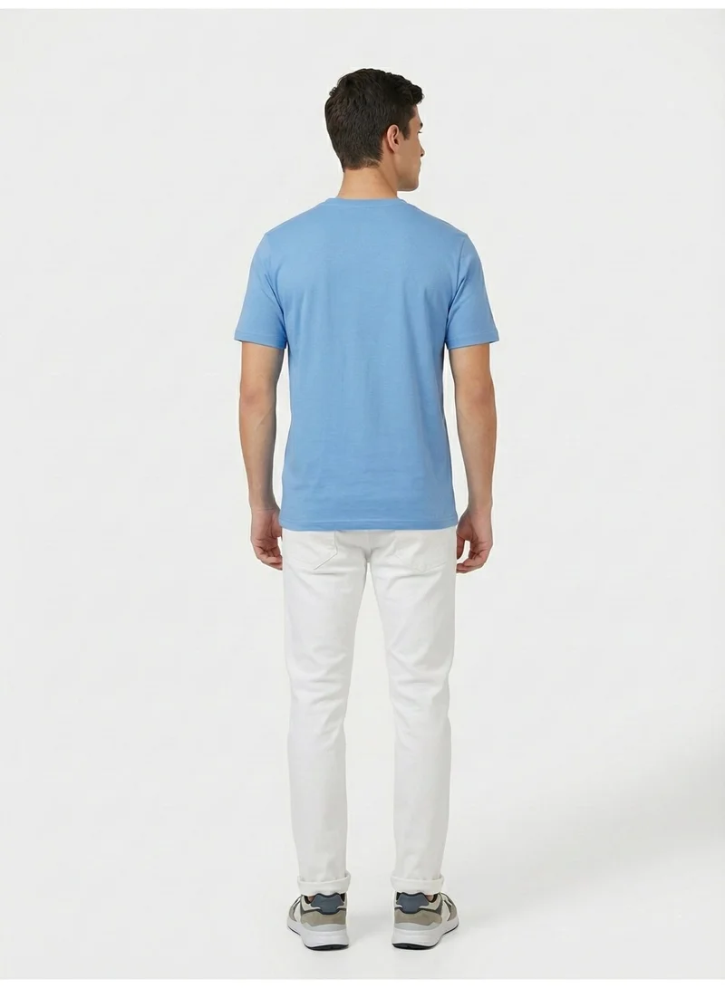 لعب البولو تيشيرت مطبوع للأولاد - كحلي