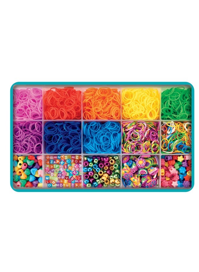 Cra-Z-Art CRA-Z-Loom Deluxe Rubber Band Case - Comprehensive Loom Kit with Assorted Bands & Tools | Includes Storage Case for Easy Organization & Creativity - Image 2