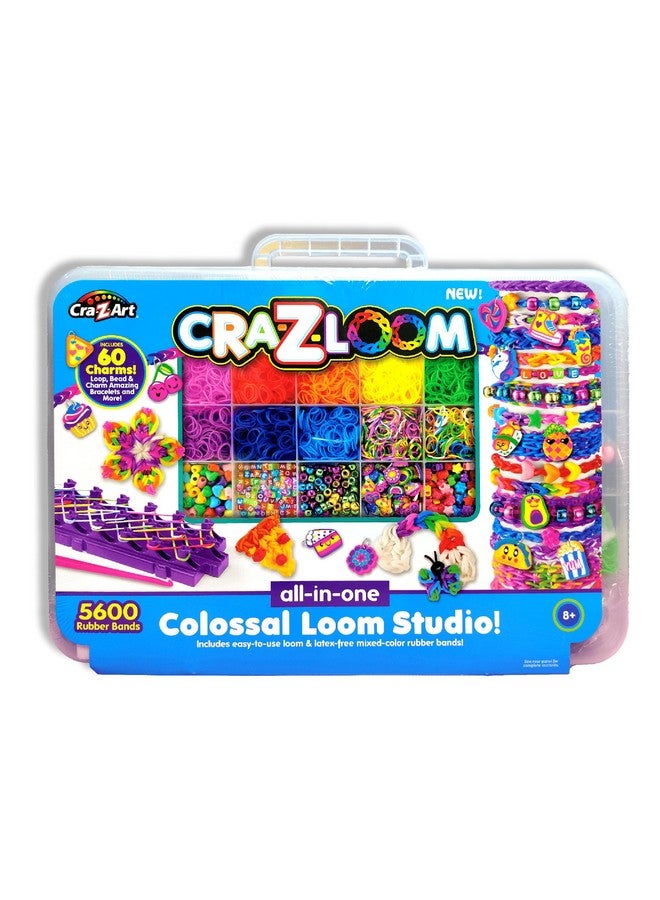 Cra-Z-Art CRA-Z-Loom Deluxe Rubber Band Case - Comprehensive Loom Kit with Assorted Bands & Tools | Includes Storage Case for Easy Organization & Creativity - Image 1