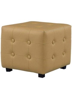 R2R FURNITURE Cubic Pouffe-Beige 