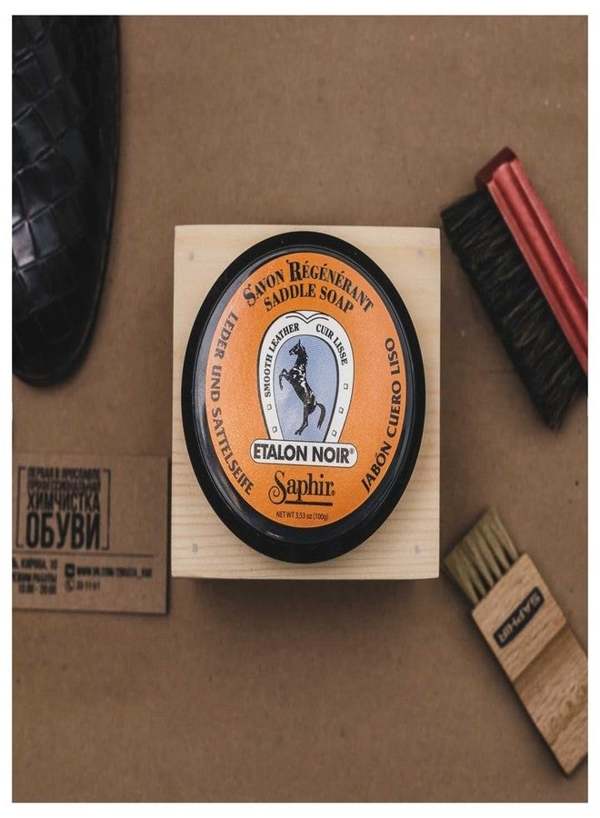 Saphir Etalon Noir Soap - Cleans, Restores and Protects Saddle Leather with Glycerin - 3.53 oz - Image 5