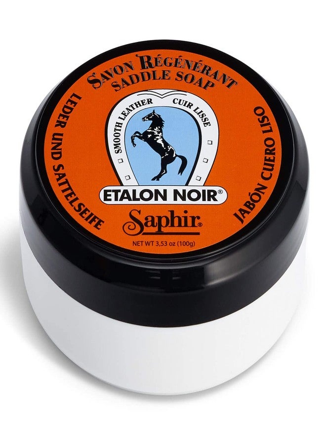Saphir Etalon Noir Soap - Cleans, Restores and Protects Saddle Leather with Glycerin - 3.53 oz - Image 1