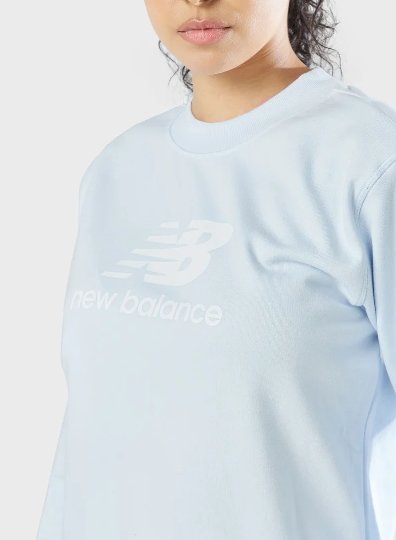 New Balance Essential Stacked Logo Sweatshirt