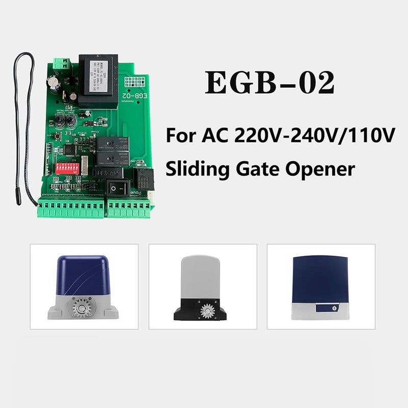Strong Motor Control Board for Automatic Sliding Gate Featuring Rolling Code Not Theft Overload Protect Resist Intelligent - Image 3
