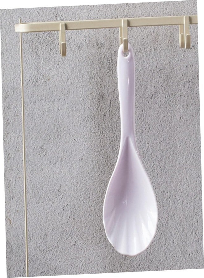 LABRIMP Reusable Rice Paddle Spoon 7.87 Inch Nonstick Rice Scoop Household Serving Utensil for Kitchen Cooking - Image 4