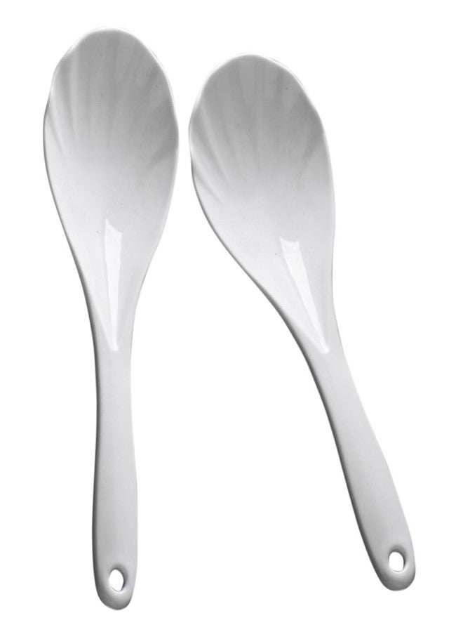 LABRIMP Reusable Rice Paddle Spoon 7.87 Inch Nonstick Rice Scoop Household Serving Utensil for Kitchen Cooking - Image 1