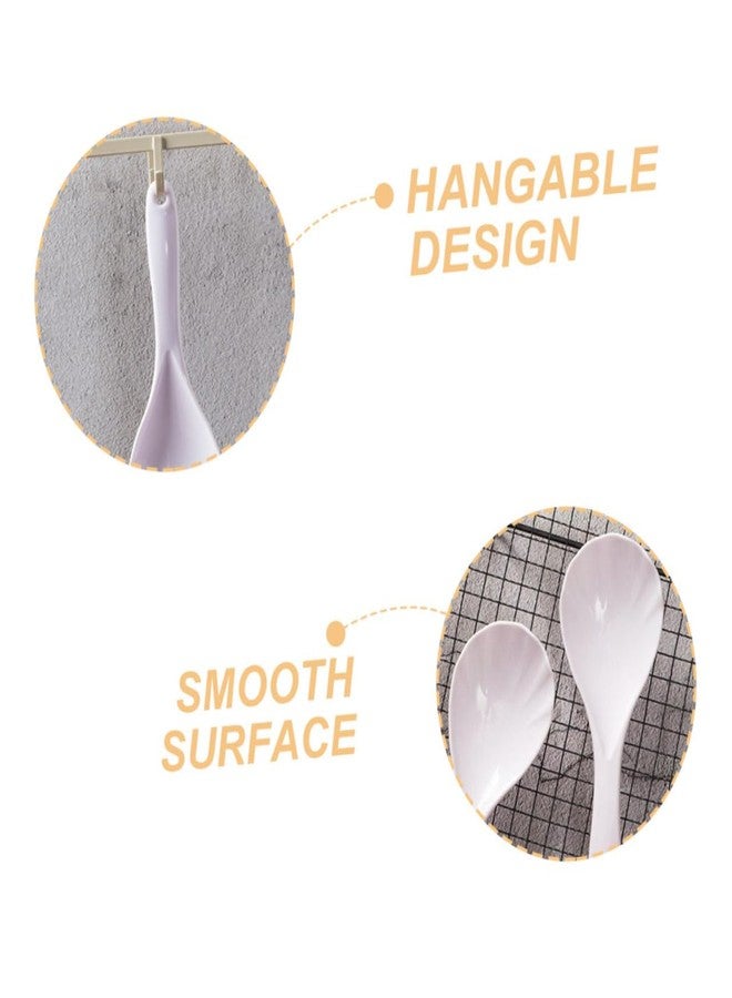 LABRIMP Reusable Rice Paddle Spoon 7.87 Inch Nonstick Rice Scoop Household Serving Utensil for Kitchen Cooking - Image 3