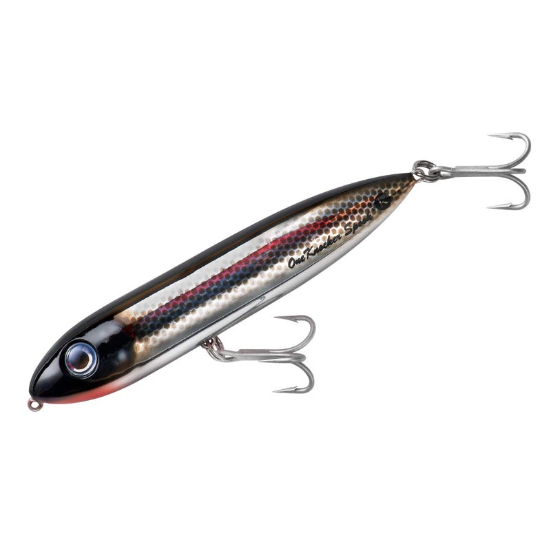 Heddon Saltwater One Knocker Spook Fishing Lure, Black Shiner - Image 3
