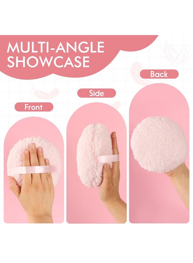 WSYUB Powder Puff, 6'' Powder Puff For Body Powder,Body Powder Puff And Container, Body Powder Applicator,Oversize Dust Puffs For Women,Extra Large Powder Puffs For Face Powder - Image 3