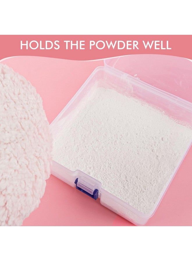 WSYUB Powder Puff, 6'' Powder Puff For Body Powder,Body Powder Puff And Container, Body Powder Applicator,Oversize Dust Puffs For Women,Extra Large Powder Puffs For Face Powder - Image 5