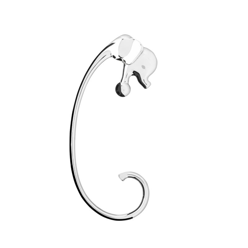 Alessi Jumbo Purse Hook Aleesi FGO05 Jumbo Purse Hook, Silver - Image 1