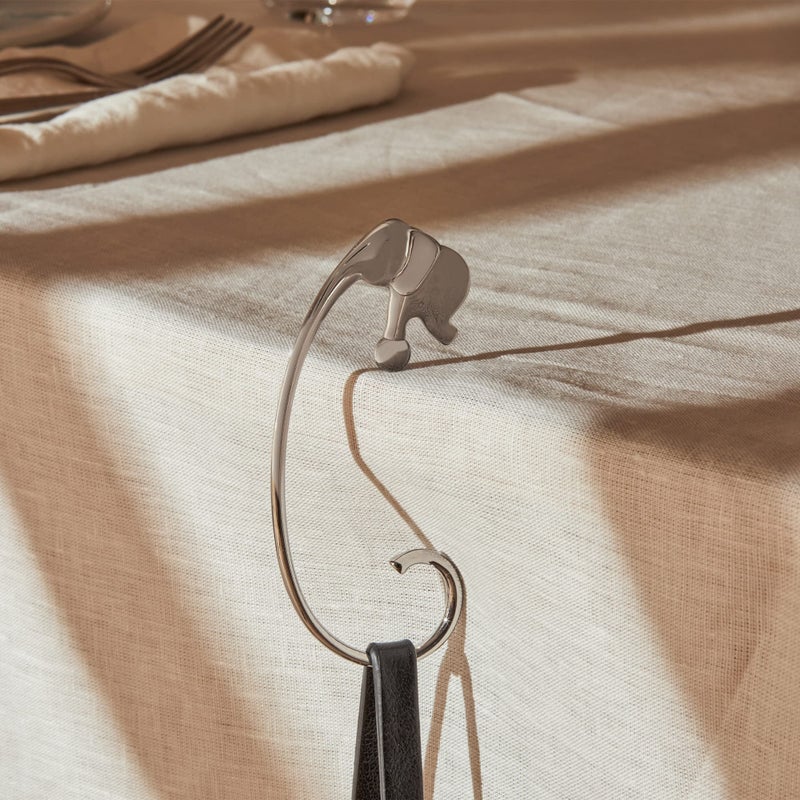 Alessi Jumbo Purse Hook Aleesi FGO05 Jumbo Purse Hook, Silver - Image 5