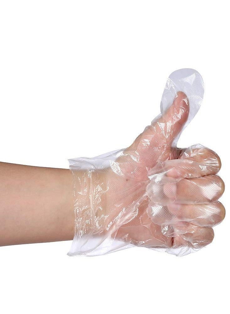 نيبمينينت Disposable Food Prep Gloves - 500PCS Plastic Safe Gloves, Handling, One Size Fits Most  - Image 5