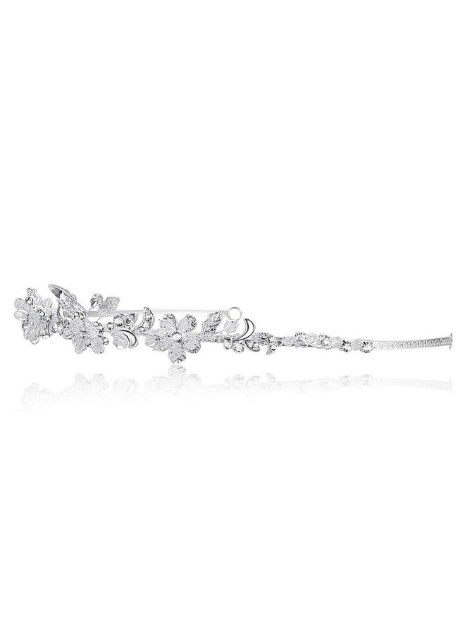 SAMKY Bridal Crown Rhinestone Wedding Tiara Crystal Headband Headpiece Bride'S Hair Accessories  - Image 2