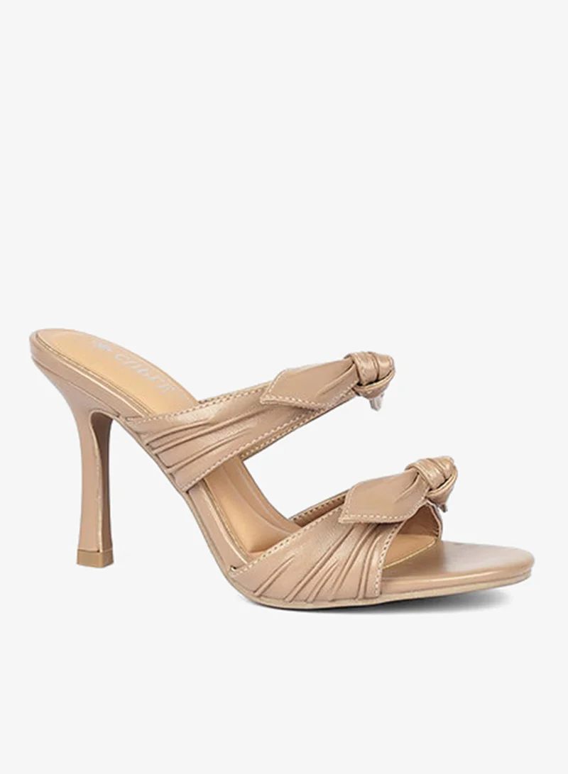 كابلي صنادل نسائية بكعب كاجوال