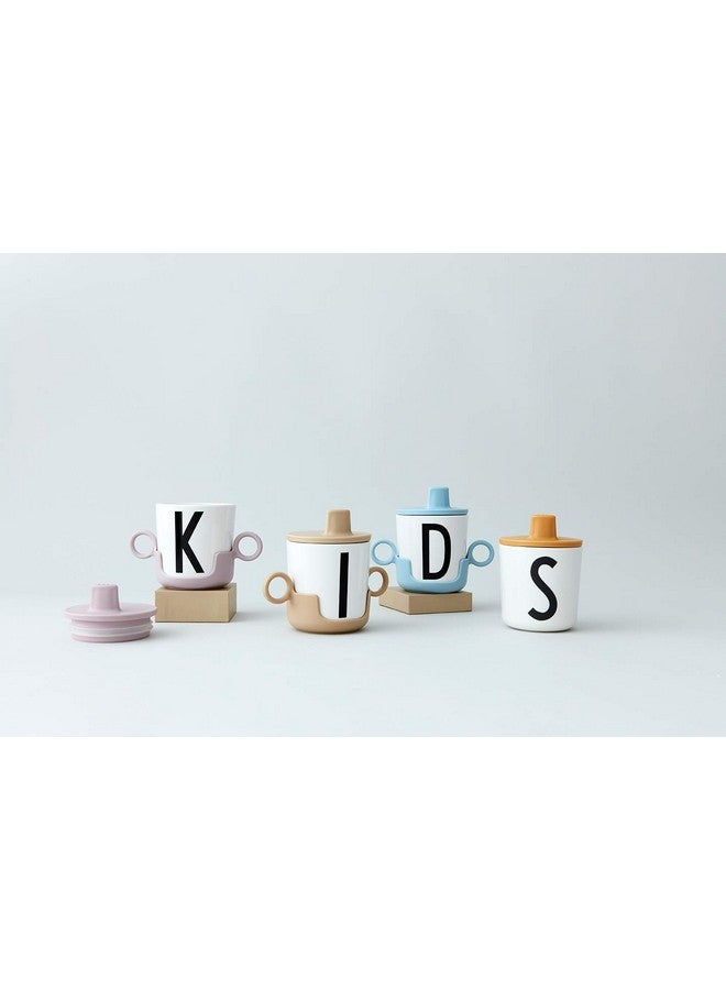Design Letters Sippy Cup Lids for Melamine Cups Designed in Denmark | Durable Drink Lid for Babies, Toddlers & Kids | BPA & BPS Free, Food Safe Toddler Sippy Cup Lids | Dishwasher Safe Tight Fit Lids - Image 2