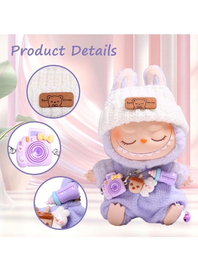 General labubu doll clothes, labubu plush jumper clothes, labubu doll clothes, for labubu doll 17 cm  - Image 3