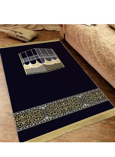 High-Quality Muslim Prayer Mat (Sajjadah), Soft and Comfortable, Portable Design for Home and Travel Use - Size 120cm x 80cm