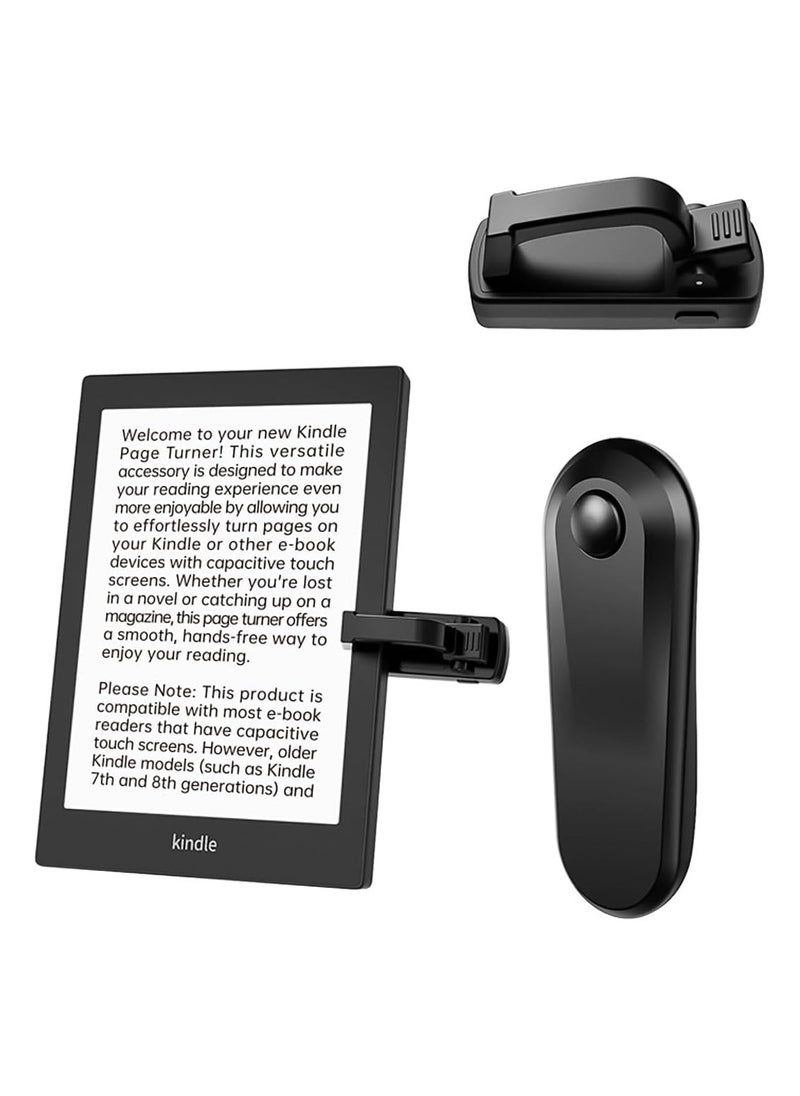 General Kindle Paperwhite Oasis Kobo eBook Reader Remote Control Page Turner Lens Remote Control iPad Page Flip Button Tablet Read Novels with Wristband  - Image 2