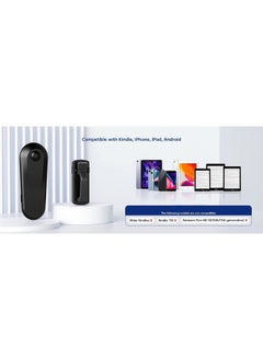 General Kindle Paperwhite Oasis Kobo eBook Reader Remote Control Page Turner Lens Remote Control iPad Page Flip Button Tablet Read Novels with Wristband  - Image 4