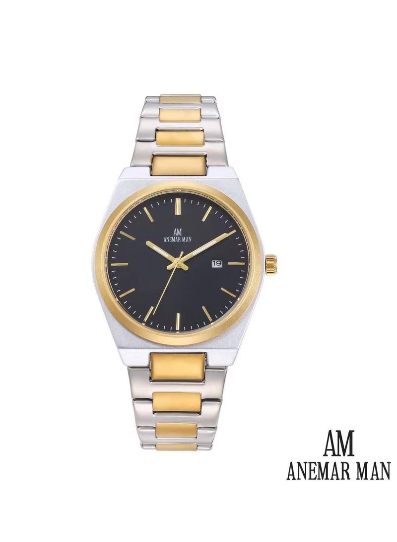 انيمار مان ساعات رجالية  أنيمار مان صنقل  وقفل استيل