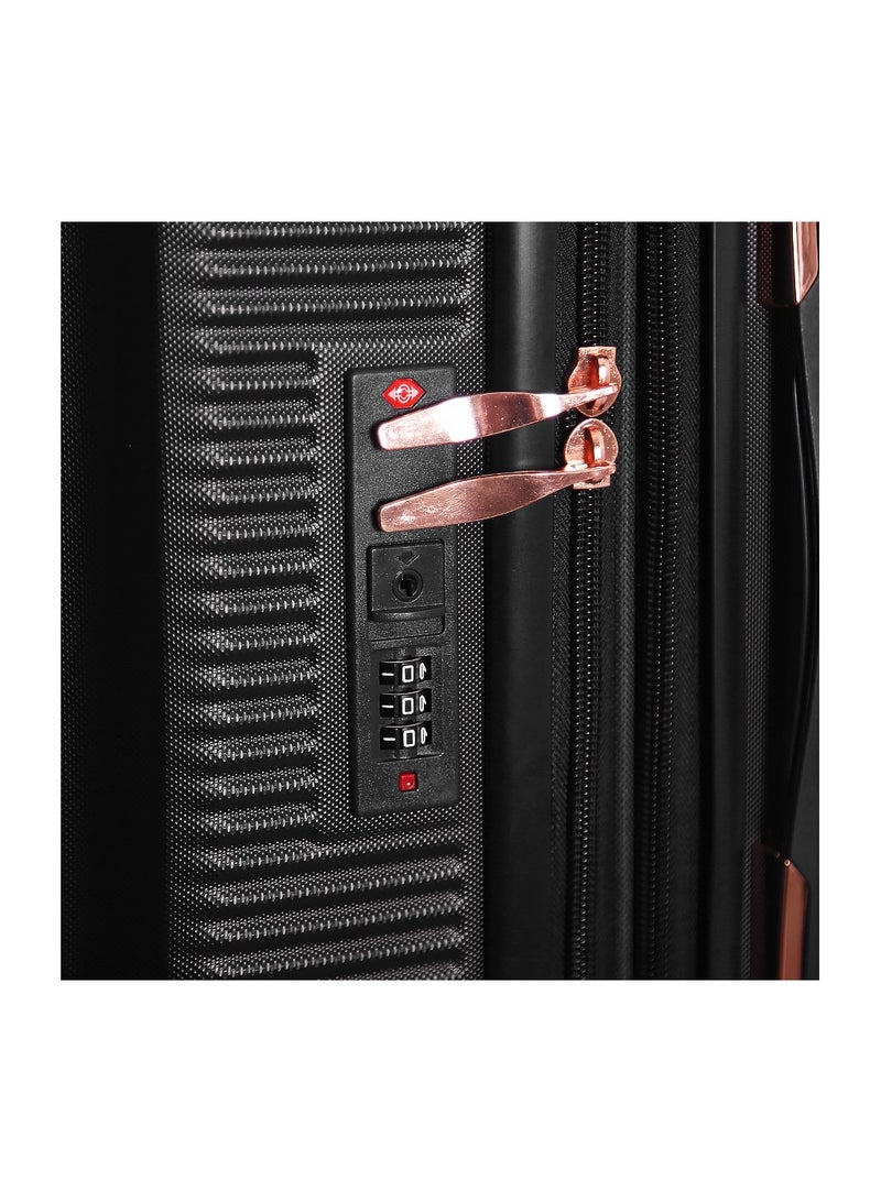 RUBY GOLF Solid 3 Piece Set + Makeup (L 28-M 24-S 20 - Bc 12) Black - Image 5
