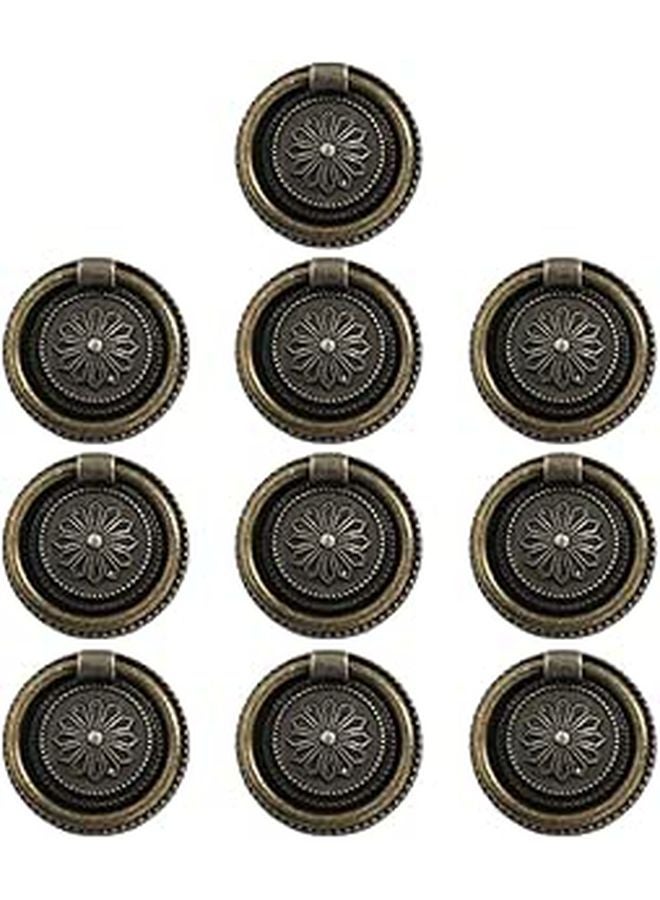 10Pcs Bronze Zinc Alloy Cabinet Handles Drawer Pulls Kitchen Cupboard Dresser Door Hardware - Image 1