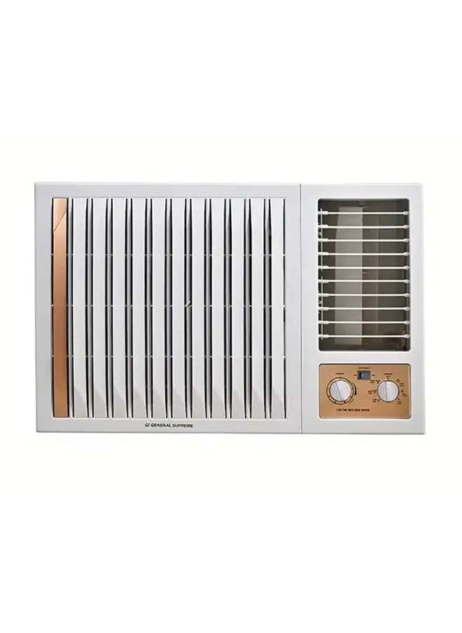 GENERAL SUPREME Window Air Conditioner, 18,000 Units Capacity, Cooling Only, Rotary, GS1860C, White  - Image 1